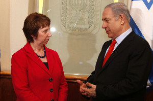 Israeli Prime Minister Benjamin Netanyahu with EU High Representative for Foreign Affairs and Security Policy Catherine Ashton. (© European Union)