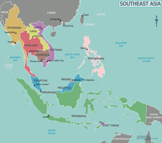 South-East Asia. Source: Wikimedia Commons