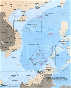 Map of the South China Sea Photo Source: Asia Maps –Perry Castaneda Map Collection via Wikimedia Creative Commons