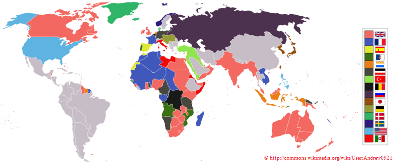 The European empires in 1914.