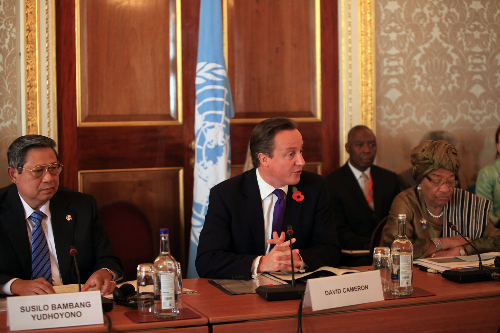 Co-chairs of the High Level Panel on the post-2015 development agenda. Photo: DFID via FlickR.
