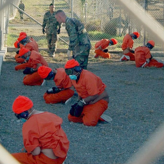 Detainees at Guantánamo Bay, Frankie Roberto via Wikicommons