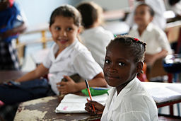 School children in Colombia