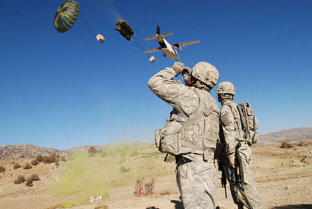 Private contractors being used in Afghanistan. Available on Wikipedia: https://en.wikipedia.org/?title=Academi#/media/File:AWS_Casa-212_in_afghanistan.jpg