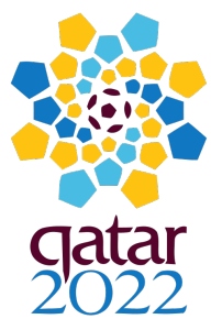 The Qatar 2022 logo. Available on WIki Commons.