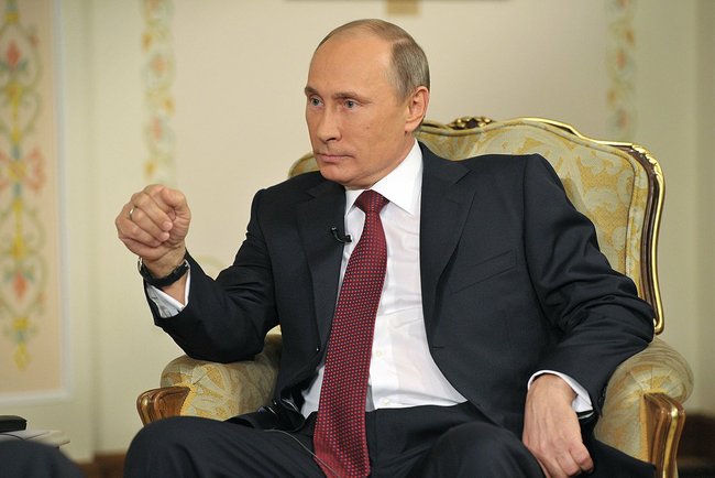President of the Russian Federation, Vladimir Putin - www.kremlin.ru via Wikimedia Commons