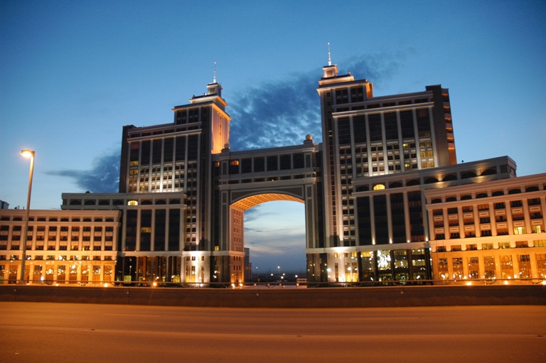 National oil and gas company, Kazakhstan. Wikimedia.