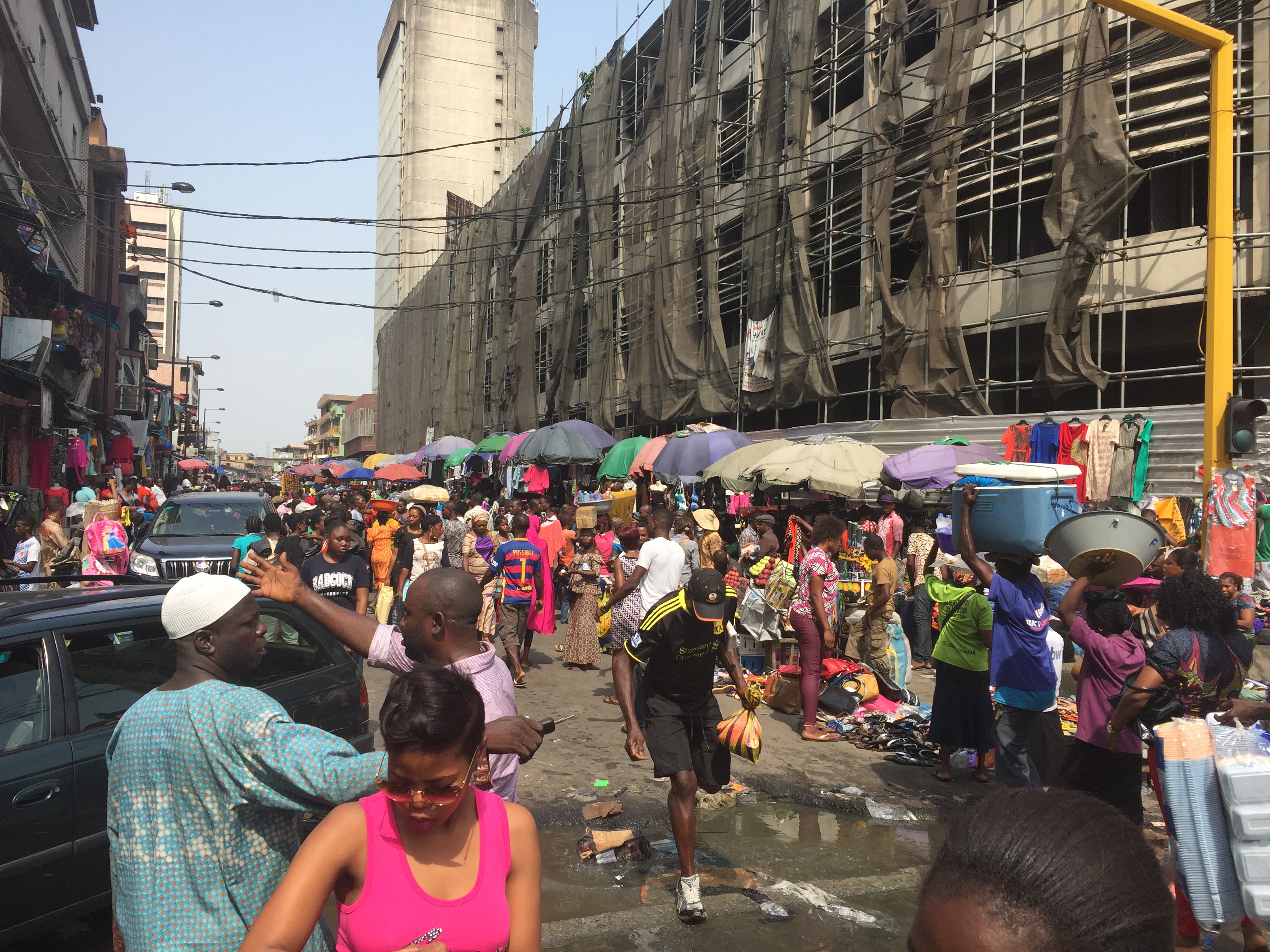 Balogun market; the biggest market in west Africa!